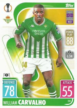 2021-22 Topps Match Attax Champions & Europa League #284 William Carvalho Front