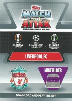 2021-22 Topps Match Attax Champions & Europa League - Crystal #56 James Milner Back