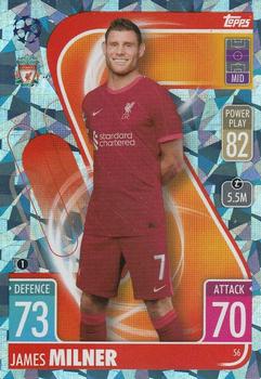 2021-22 Topps Match Attax Champions & Europa League - Crystal #56 James Milner Front