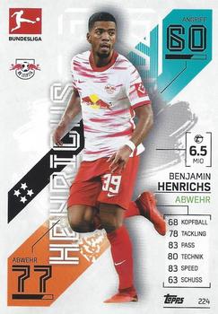 2021-22 Topps Match Attax Bundesliga #224 Benjamin Henrichs Front
