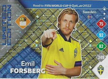 2021 Panini Adrenalyn XL Road to FIFA World Cup Qatar 2022 - Limited Edition #NNO Emil Forsberg Front
