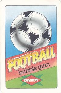 1986 Dandy Gum World Cup Mexico 86 #4♦ Pierre Littbarski Back
