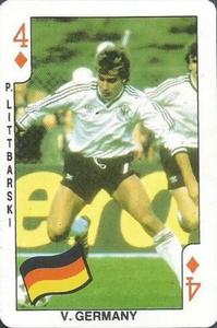 1986 Dandy Gum World Cup Mexico 86 #4♦ Pierre Littbarski Front