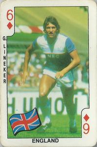 1986 Dandy Gum World Cup Mexico 86 #6♦ Gary Lineker Front