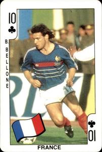 1986 Dandy Gum World Cup Mexico 86 #10♣ Bruno Bellone Front