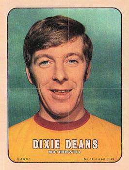 1970 A&BC Footballers pin-ups (Scottish) #18 Dixie Deans Front
