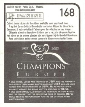2005 Panini Champions of Europe 1955-2005 #168 Jonathan Zebina Back
