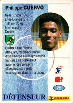 1994 Panini French League #75 Philippe Cuervo Back