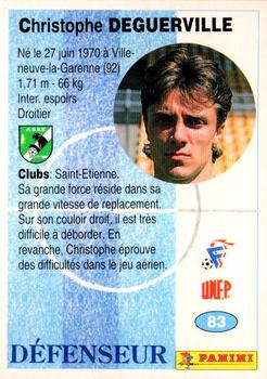 1994 Panini French League #83 Christophe Deguerville Back