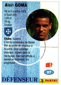 1994 Panini French League #97 Alain Goma Back