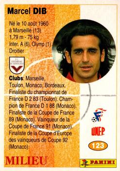 1994 Panini French League #123 Marcel Dib Back