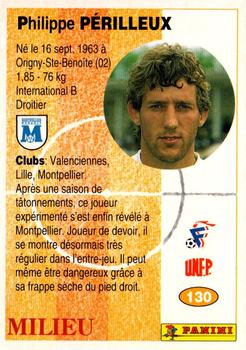 1994 Panini French League #130 Philippe Périlleux Back