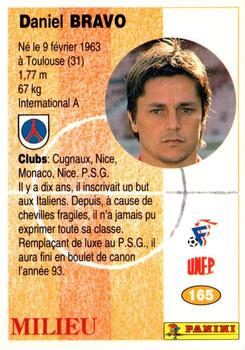 1994 Panini French League #165 Daniel Bravo Back