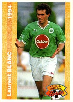 1994 Panini French League #176 Laurent Blanc Front
