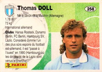 1994 Panini French League #258 Thomas Doll Back