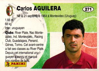 1994 Panini French League #271 Carlos Aguilera Back