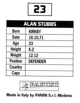 1994-95 Panini Football League 95 #23 Alan Stubbs Back