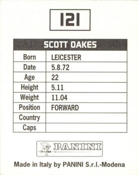1994-95 Panini Football League 95 #121 Scott Oakes Back