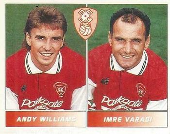 1994-95 Panini Football League 95 #505 Andy Williams / Imre Varadi Front