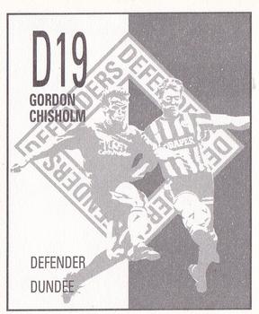 1990-91 Orbis Football Collection #D19 Gordon Chisholm Back