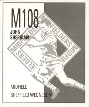 1990-91 Orbis Football Collection #M108 John Sheridan Back