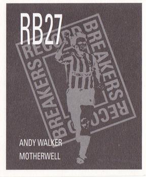 1990-91 Orbis Football Collection #RB27 Andy Walker Back