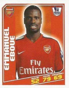 2008-09 Topps Premier League Sticker Collection #9 Emmanuel Eboue Front