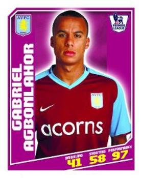 2008-09 Topps Premier League Sticker Collection #42 Gabriel Agbonlahor Front