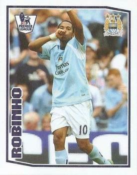 2008-09 Topps Premier League Sticker Collection #262 Robinho Front