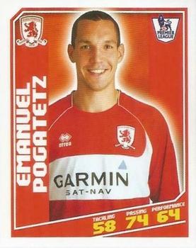 2008-09 Topps Premier League Sticker Collection #299 Emanuel Pogatetz Front