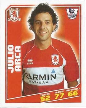 2008-09 Topps Premier League Sticker Collection #302 Julio Arca Front