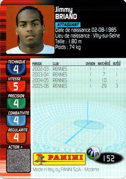 2006-07 Panini Derby Total Evolution #152 Jimmy Briand Back
