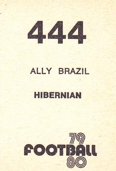 1979-80 Transimage Football Stickers #444 Ally Brazil Back