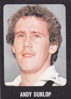 1979-80 Transimage Football Stickers #503 Andy Dunlop Front