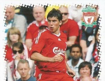 2009-10 Liverpool F.C. Official Sticker Collection #104 Emiliano Insua Front