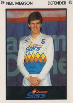 1983-84 Pierce County Credit Unions Tacoma Stars #2 Neil Megson Front