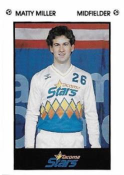 1983-84 Pierce County Credit Unions Tacoma Stars #17 Matty Miller Front