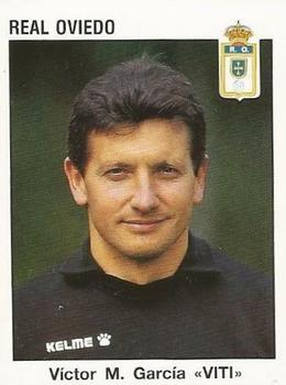 1993-94 Panini Fútbol Estrellas de la Liga #192 Victor M. Garcia 'Viti' Front