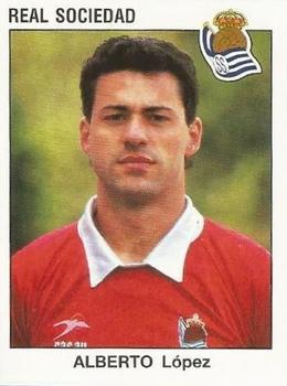 1993-94 Panini Fútbol Estrellas de la Liga #261 Alberto Lopez Front