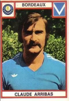 1975-76 Panini Football 76 (France) #46 Claude Arribas Front