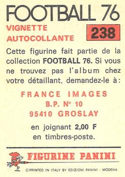 1975-76 Panini Football 76 (France) #238 Francois M'Pele Back