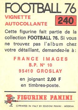 1975-76 Panini Football 76 (France) #240 Louis Floch Back
