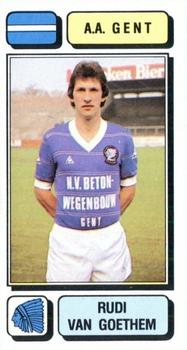 1982-83 Panini Football 83 (Belgium) #118 Rudi Van Goethem Front