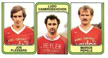 1982-83 Panini Football 83 (Belgium) #425 Jos Plessers  / Ludo Van Broekhoven / Marius Pepels Front