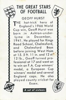 1970 D.C. Thomson / The Wizard Great Stars of Football #NNO Geoff Hurst Back