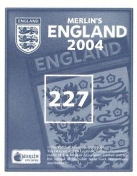 2004 Merlin England #227 Ricardo Cabanas Back