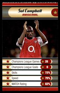 2004 Match Magazine Champions League Trump Cards #NNO Sol Campbell Front