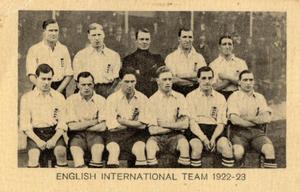 1922 Boys' Magazine Football Series #9 England Front