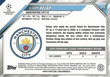 2021-22 Topps UEFA Champions League #22 Liam Delap Back