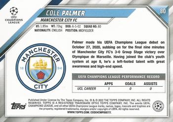 2021-22 Topps UEFA Champions League #80 Cole Palmer Back